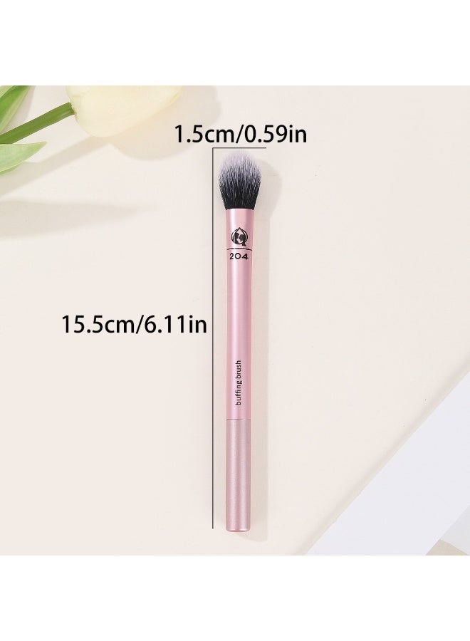 Lovers Tears Professional makeup brush, concealer brush, foundation brush, portable makeup tool Pink/Black - Image 2